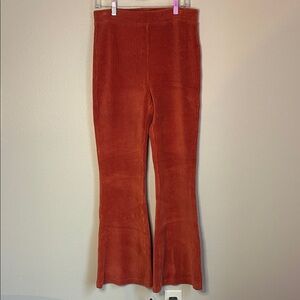 Aerie Women's Corduroy Flare Pants - Rust